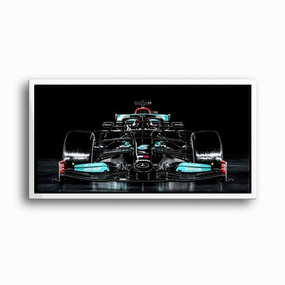 Mercedes F1 Petronas Black Wall Art – Formula 1 Racing Canvas Print Cars