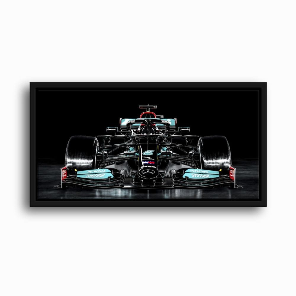 Mercedes F1 Petronas Black Wall Art – Formula 1 Racing Canvas Print Cars