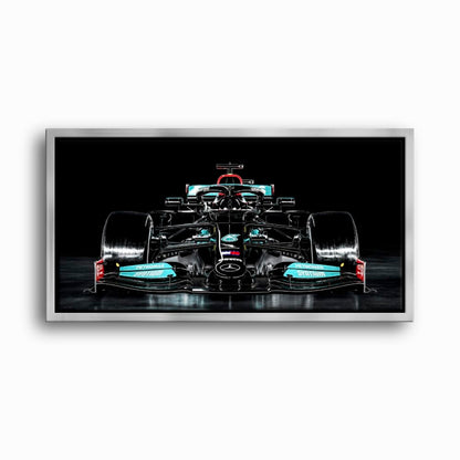 Mercedes F1 Petronas Black Wall Art – Formula 1 Racing Canvas Print Cars