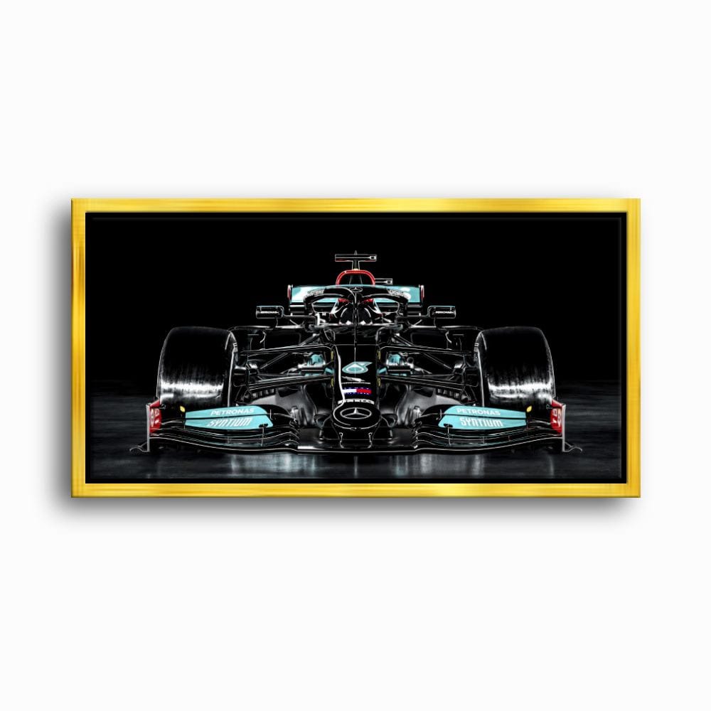 Mercedes F1 Petronas Black Wall Art – Formula 1 Racing Canvas Print Cars