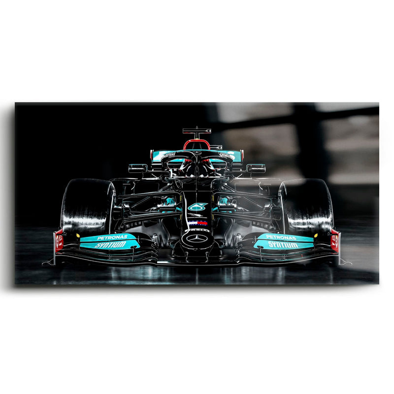 Mercedes F1 Petronas Black Wall Art – Formula 1 Racing Canvas Print Cars