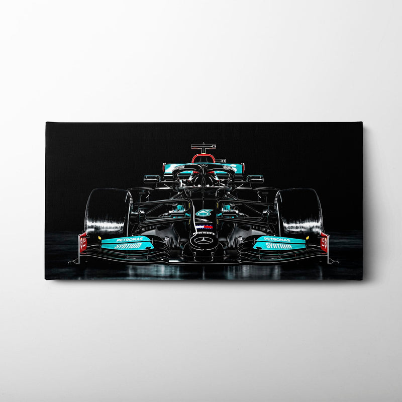 Mercedes F1 Petronas Black Wall Art – Formula 1 Racing Canvas Print Cars
