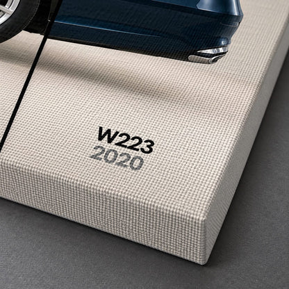 Mercedes-Benz S-Class Evolution Poster & Canvas Wall Art | Caveson Cars