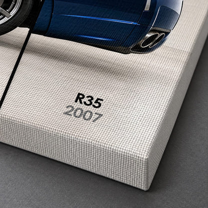 Nissan GT-R Evolution Poster & Canvas Wall Art | Caveson Cars