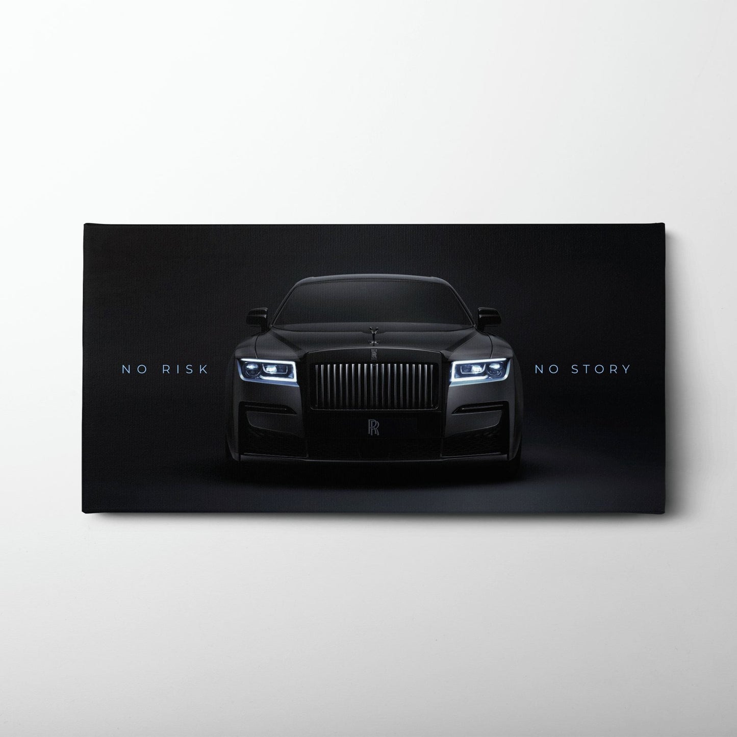 NO RISK NO STORY Rolls-Royce Inspirational Wall Art  Cars