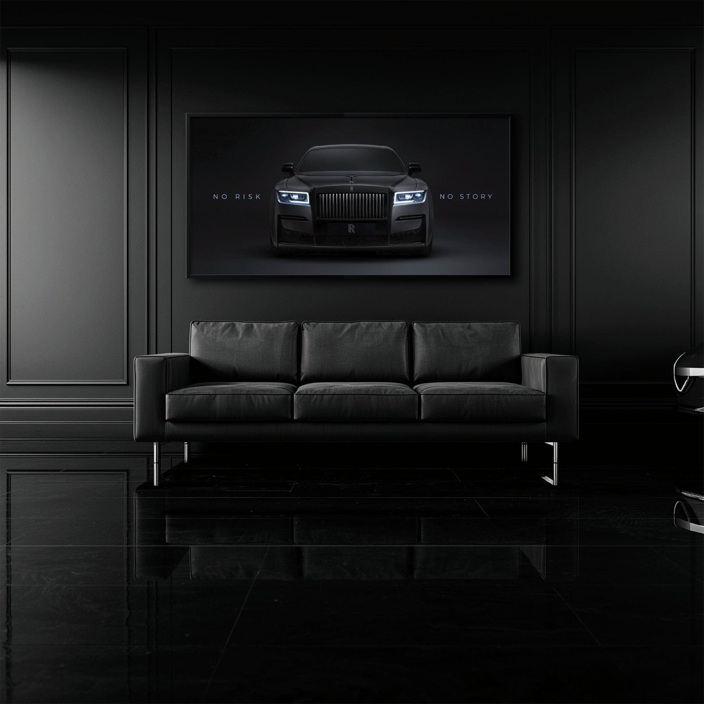 NO RISK NO STORY Rolls-Royce Inspirational Wall Art  Cars