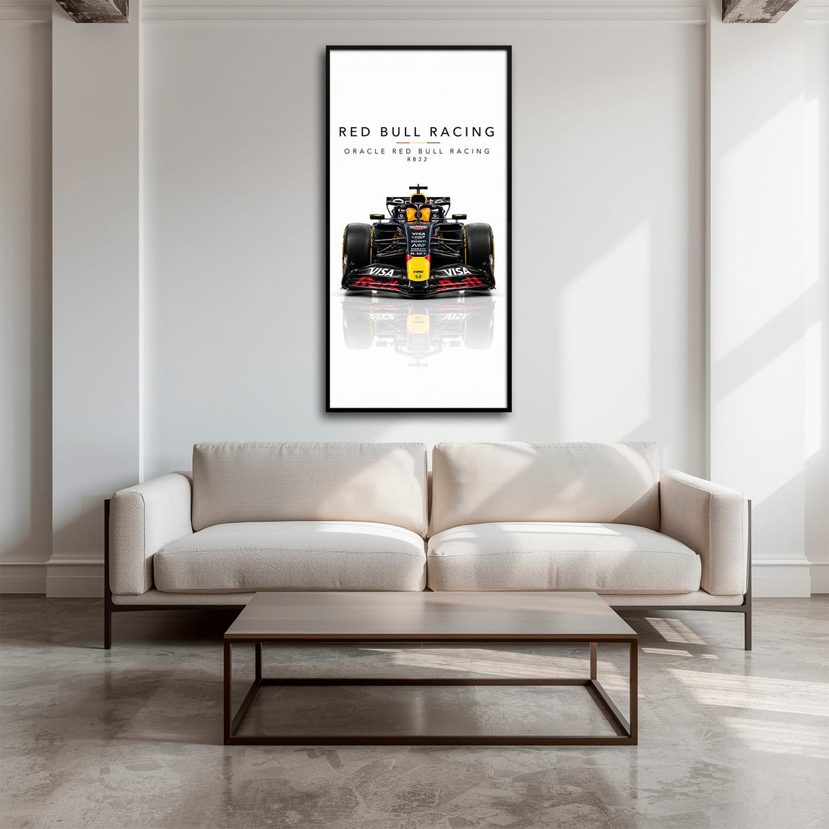 Oracle Red Bull Racing RB22 Wall Art | Formula 1 Decor Cars
