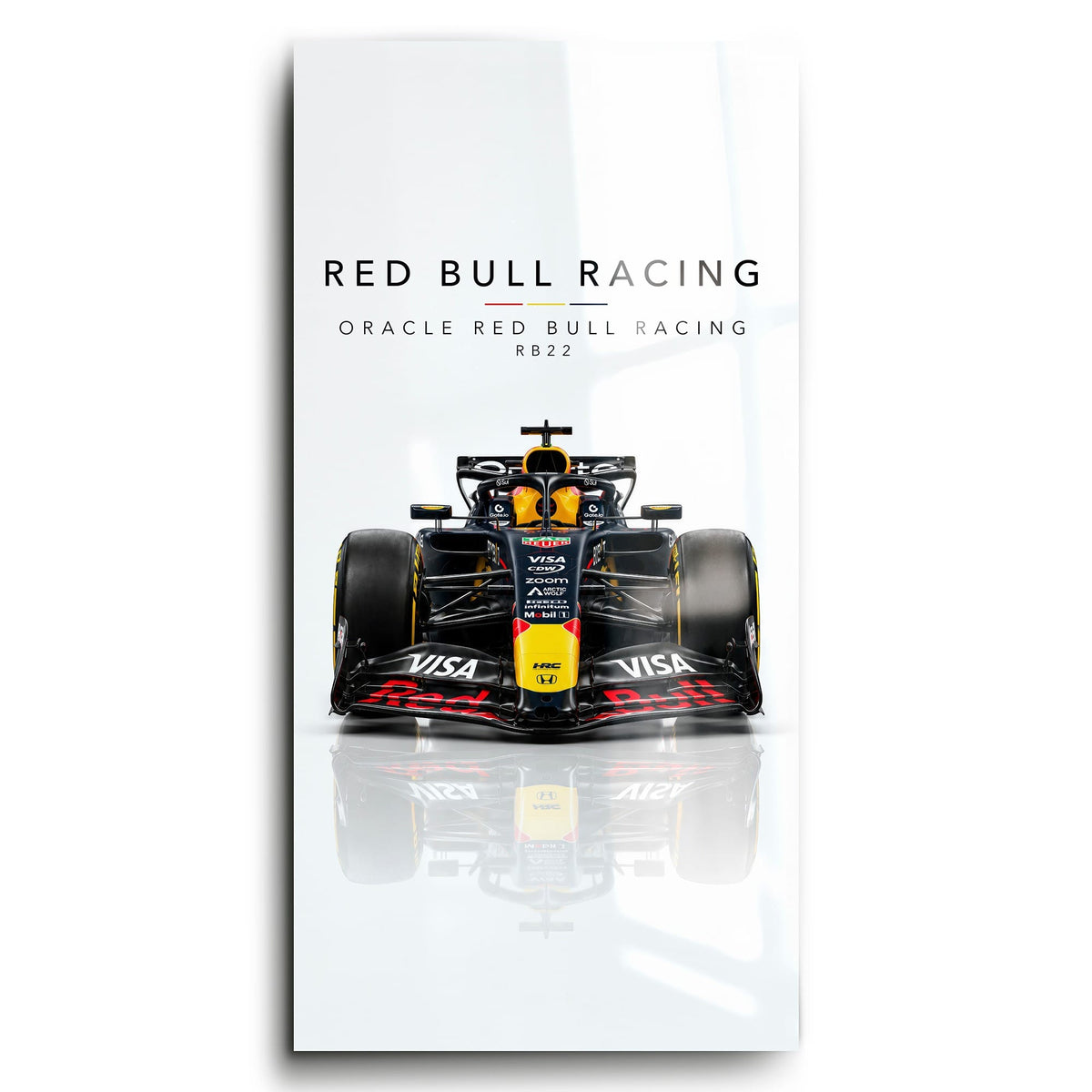 Oracle Red Bull Racing RB22 Wall Art | Formula 1 Decor Cars