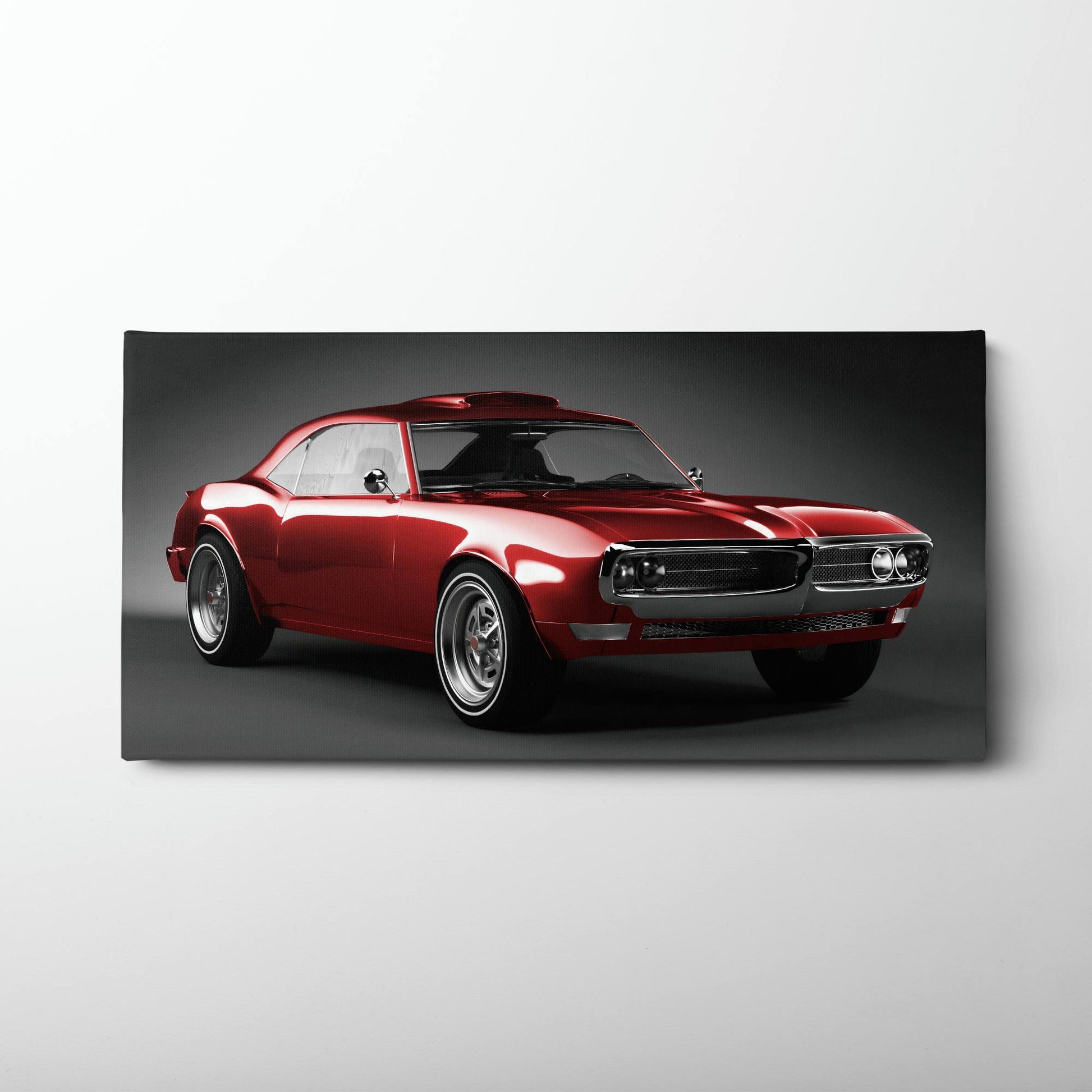 1967 Pontiac Firebird Wall Art –Vintage Car Print Cars