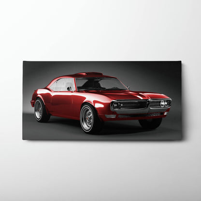 1967 Pontiac Firebird Wall Art –Vintage Car Print Cars