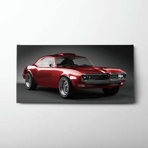 1967 Pontiac Firebird Wall Art –Vintage Car Print Cars