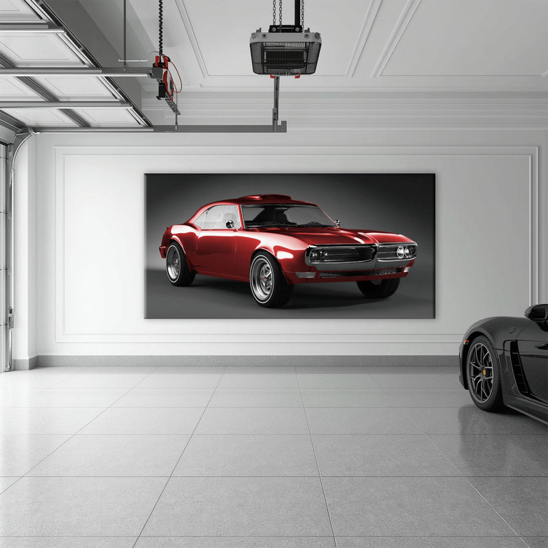 1967 Pontiac Firebird Wall Art –Vintage Car Print Cars