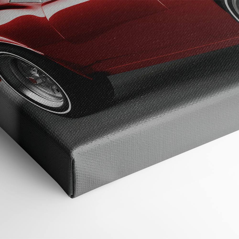 1967 Pontiac Firebird Wall Art –Vintage Car Print Cars