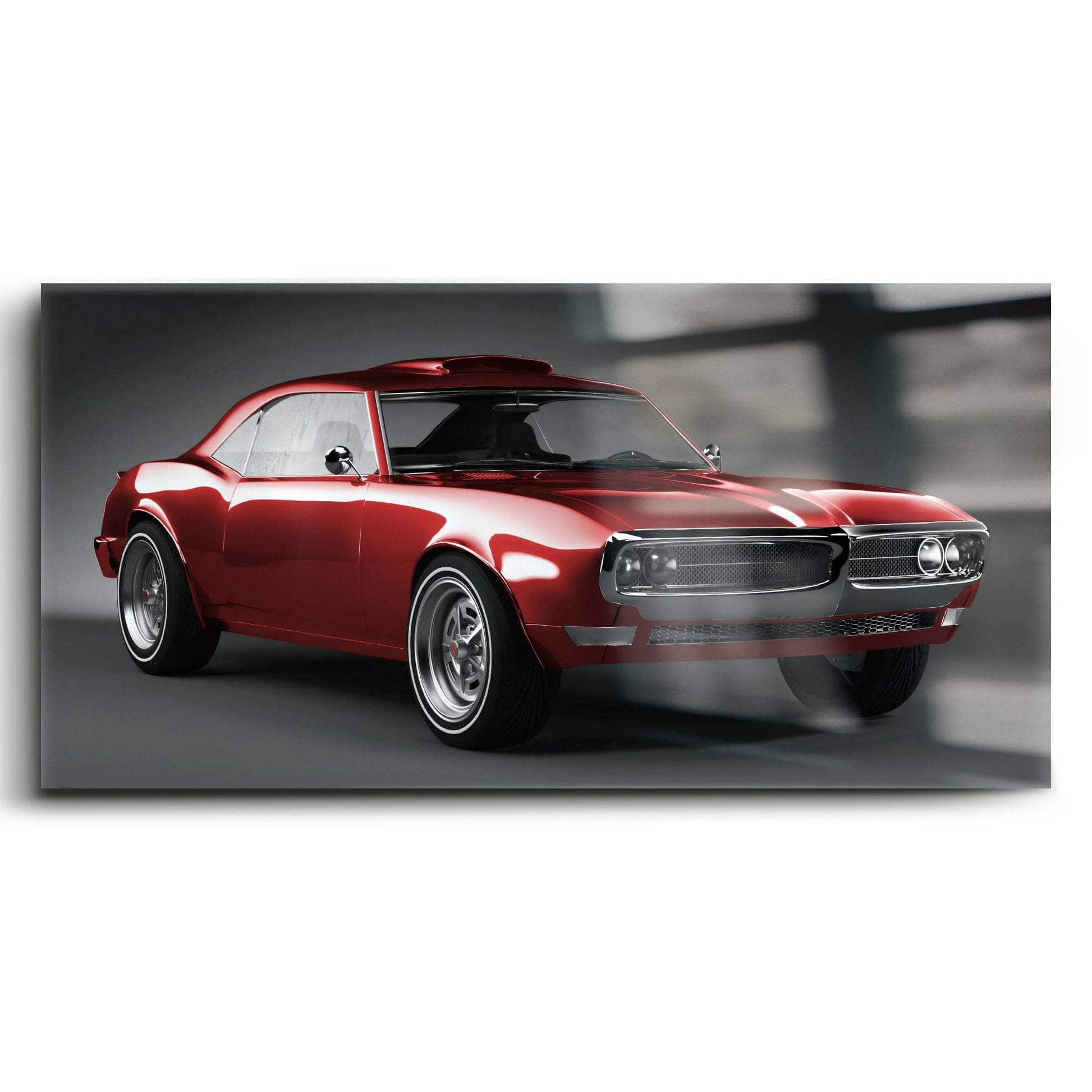 1967 Pontiac Firebird Wall Art –Vintage Car Print Cars