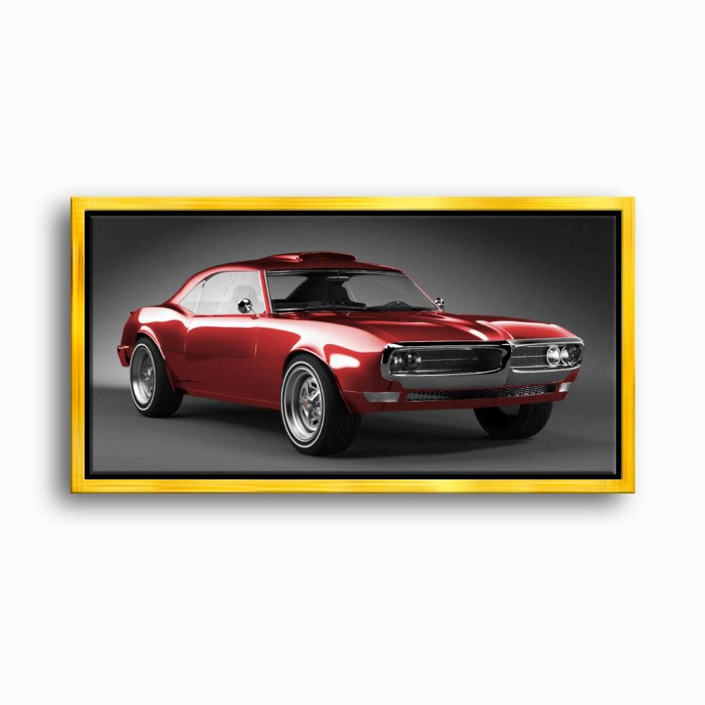 1967 Pontiac Firebird Wall Art –Vintage Car Print Cars