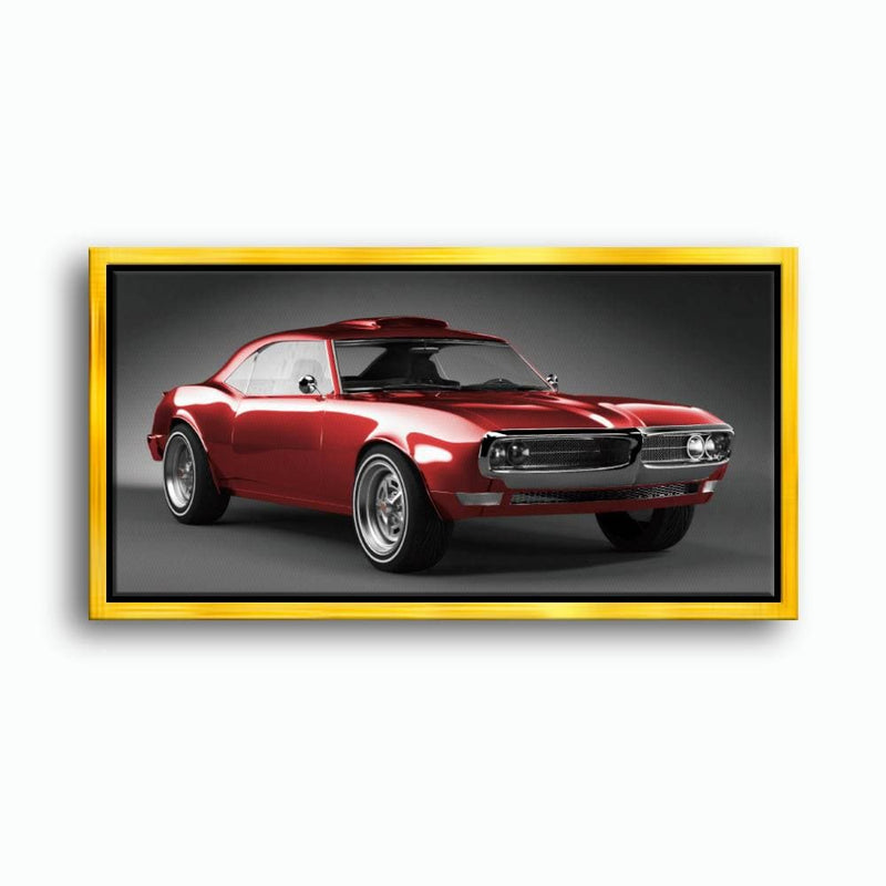 1967 Pontiac Firebird Wall Art –Vintage Car Print Cars