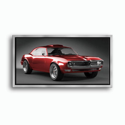 1967 Pontiac Firebird Wall Art –Vintage Car Print Cars