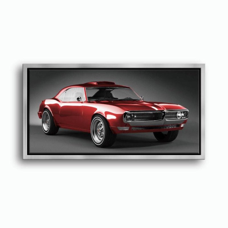 1967 Pontiac Firebird Wall Art –Vintage Car Print Cars