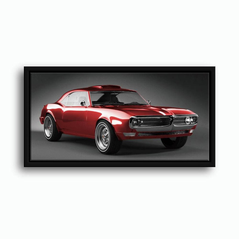 1967 Pontiac Firebird Wall Art –Vintage Car Print Cars