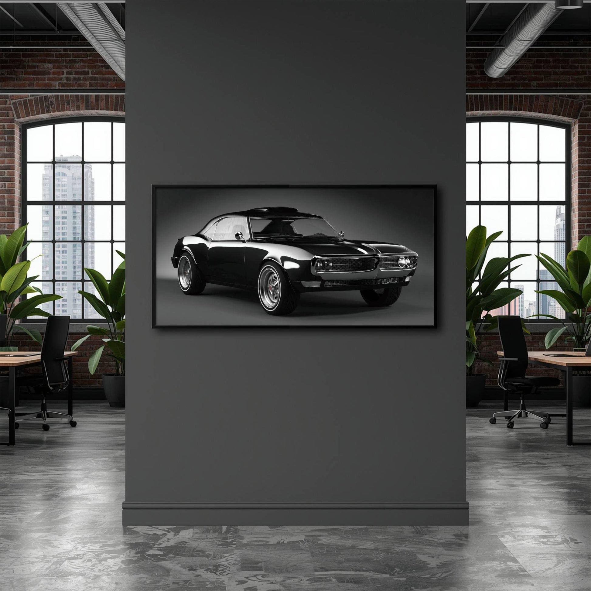 Pontiac Firebird Legend Wall Art – American Muscle Car Canvas Print Cars