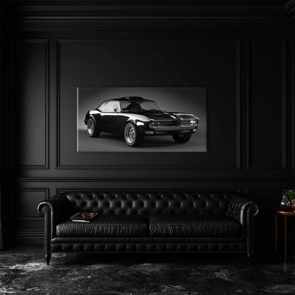Pontiac Firebird Legend Wall Art – American Muscle Car Canvas Print Cars
