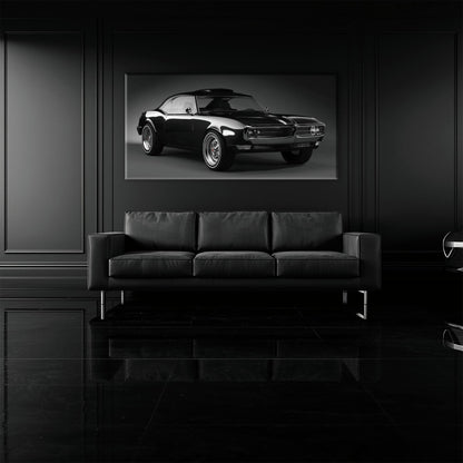 Pontiac Firebird Legend Wall Art – American Muscle Car Canvas Print Cars