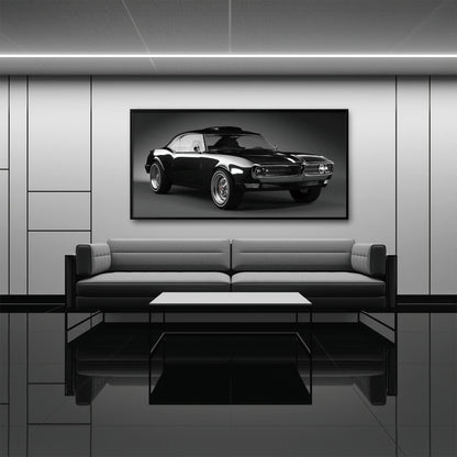Pontiac Firebird Legend Wall Art – American Muscle Car Canvas Print Cars