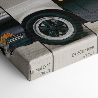 Porsche 911 Wall Art – Evolution Lineage Canvas Print Cars