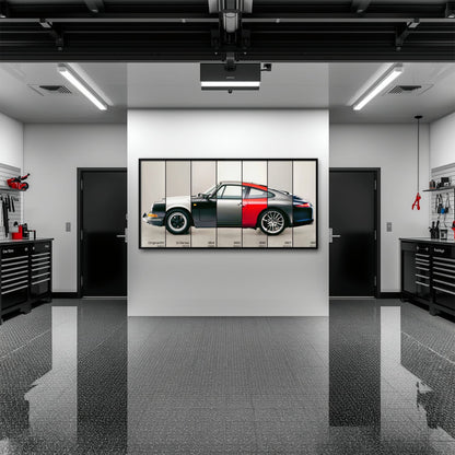 Porsche 911 Wall Art – Evolution Lineage Canvas Print Cars