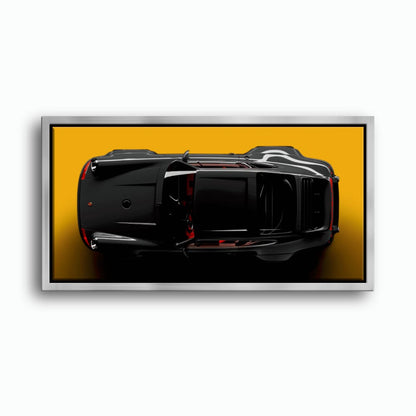 Porsche 911 Wall Art – Golden Eclipse Canvas Print Cars