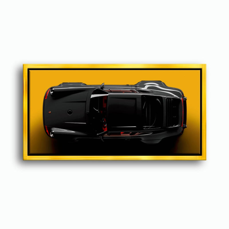 Porsche 911 Wall Art – Golden Eclipse Canvas Print Cars