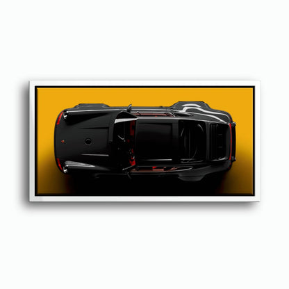 Porsche 911 Wall Art – Golden Eclipse Canvas Print Cars