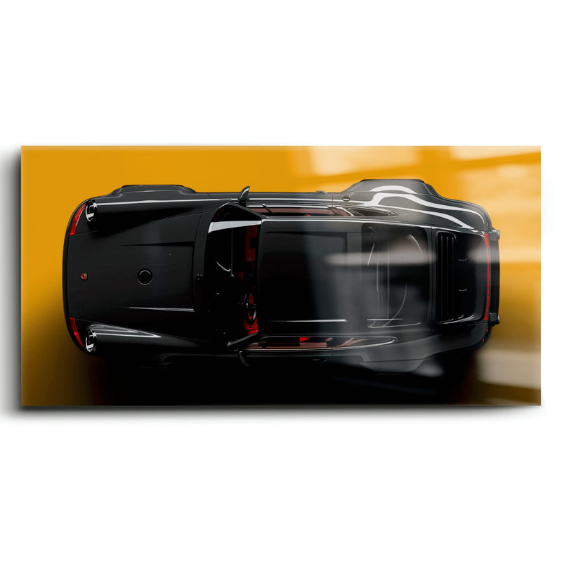 Porsche 911 Wall Art – Golden Eclipse Canvas Print Cars