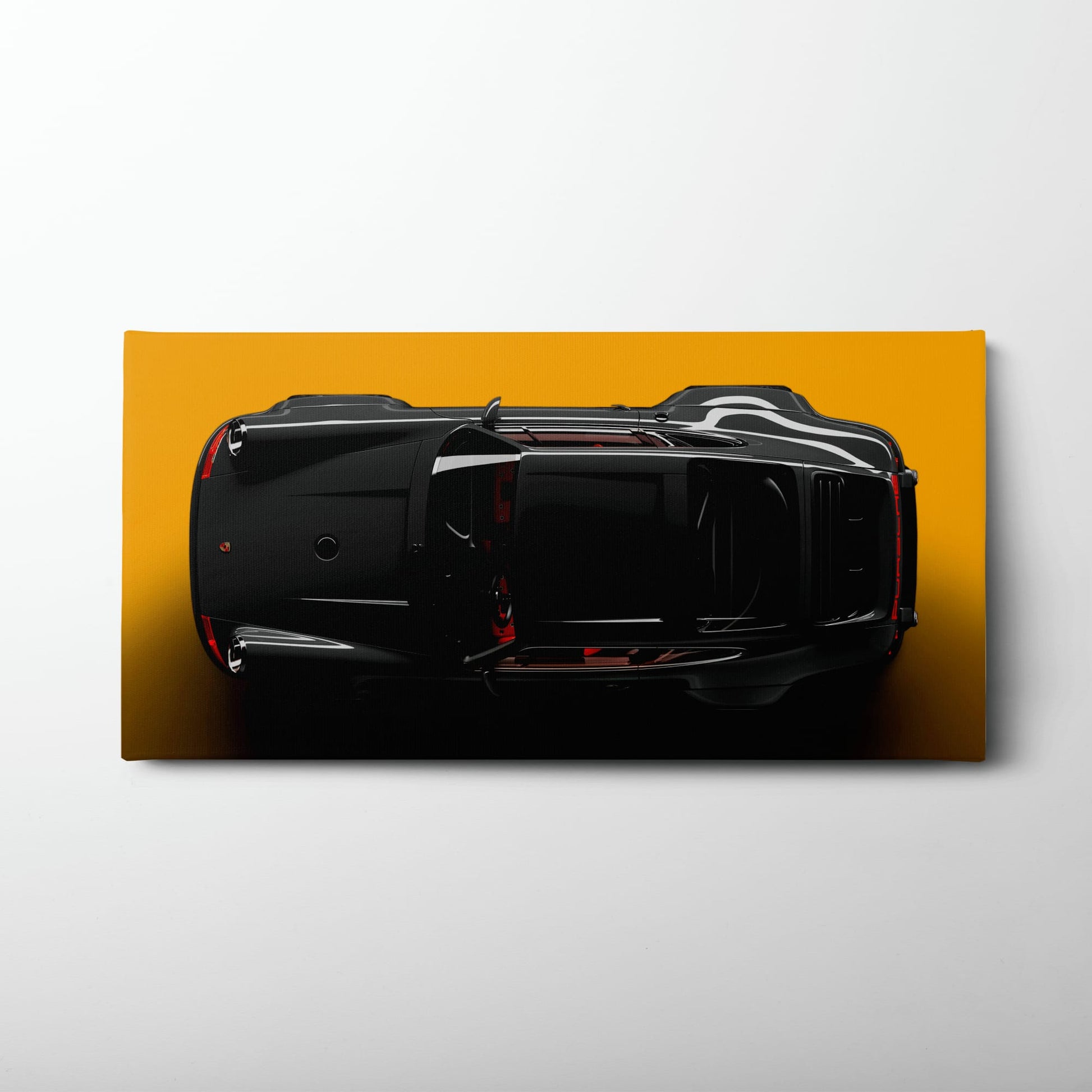 Porsche 911 Wall Art – Golden Eclipse Canvas Print Cars