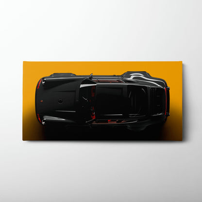 Porsche 911 Wall Art – Golden Eclipse Canvas Print Cars
