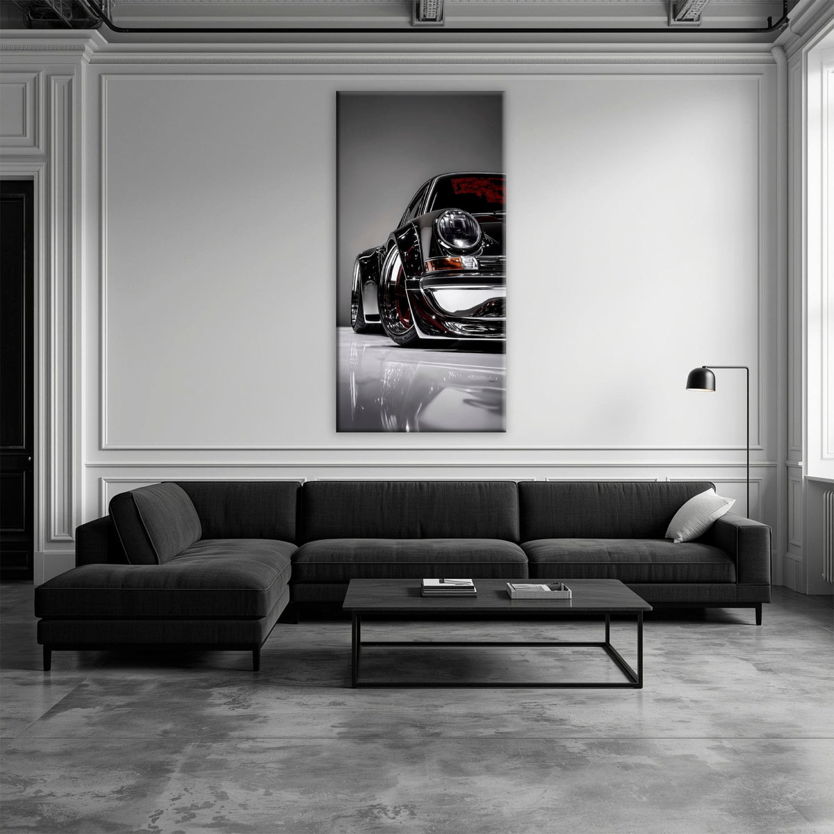 Porsche 911 Wall Art | Sport Car Canvas Print | Bachelor Pad Decor Cars