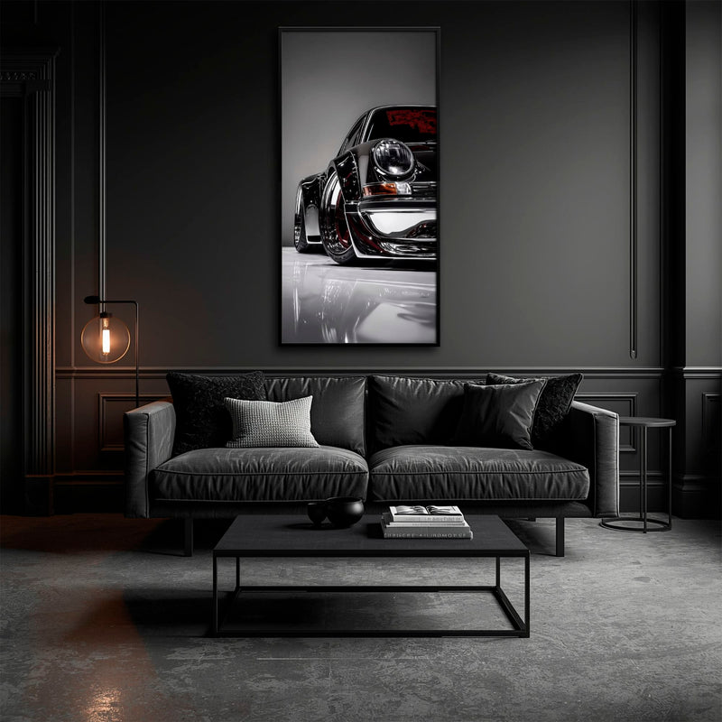Porsche 911 Wall Art | Sport Car Canvas Print | Bachelor Pad Decor Cars