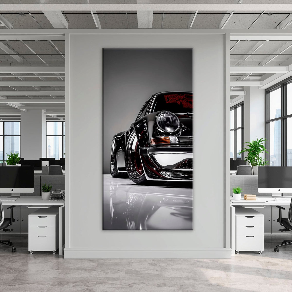 Porsche 911 Wall Art | Sport Car Canvas Print | Bachelor Pad Decor Cars