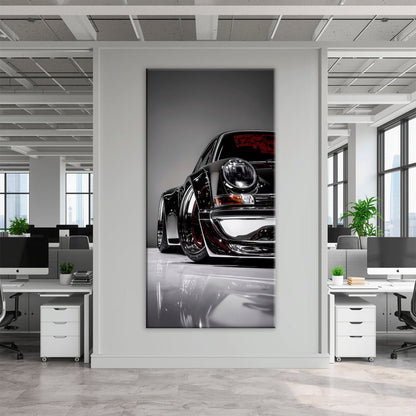 Porsche 911 Wall Art | Sport Car Canvas Print | Bachelor Pad Decor Cars
