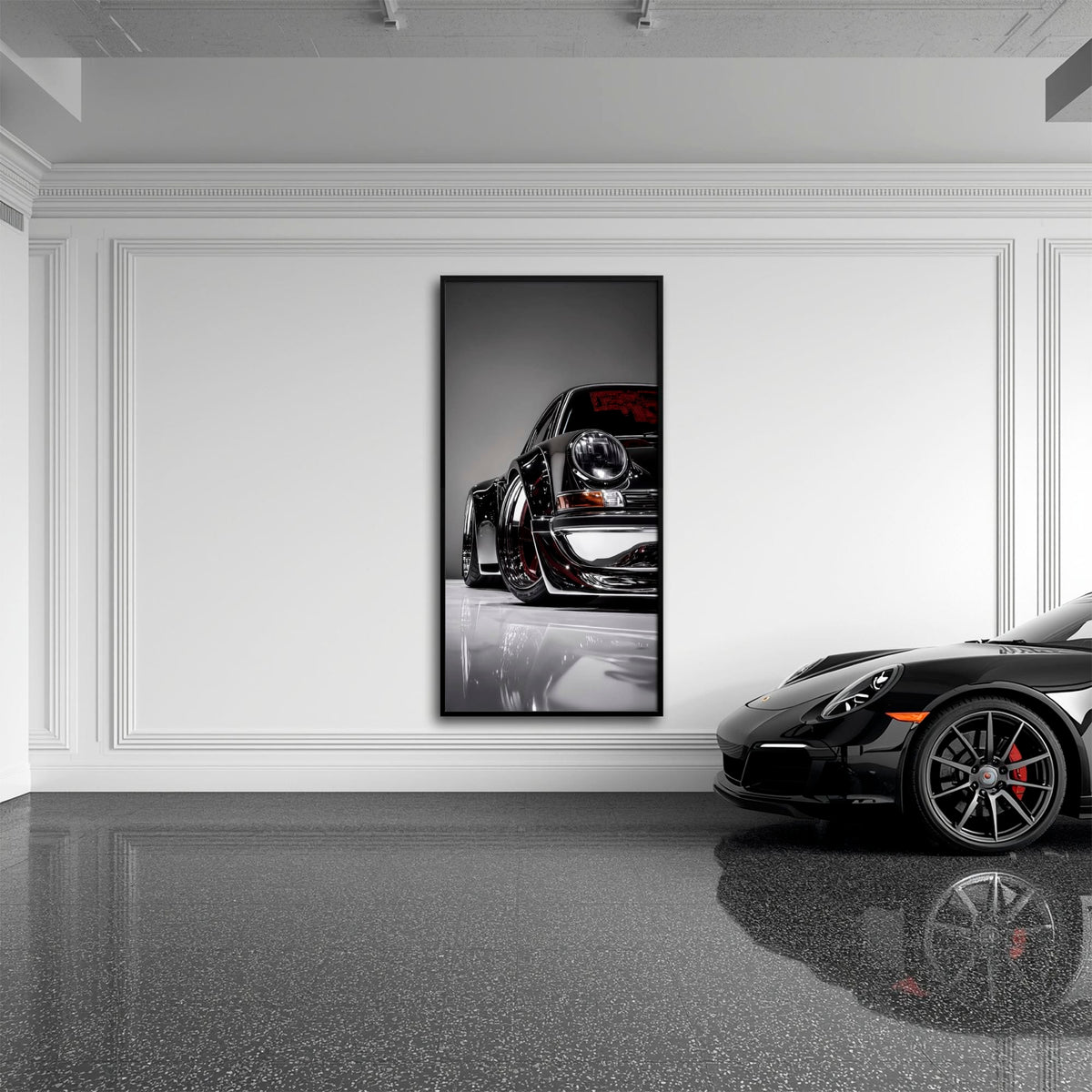 Porsche 911 Wall Art | Sport Car Canvas Print | Bachelor Pad Decor Cars