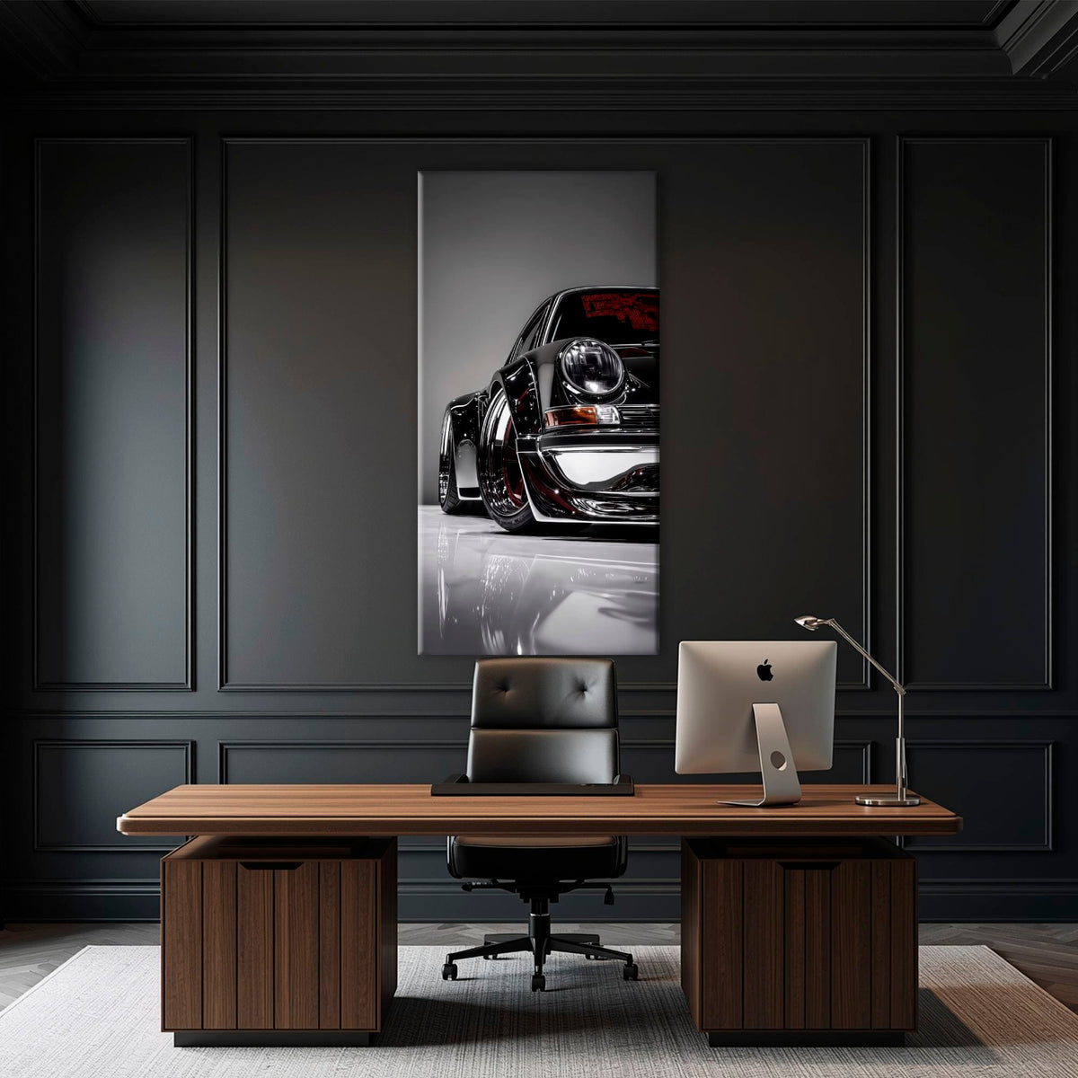 Porsche 911 Wall Art | Sport Car Canvas Print | Bachelor Pad Decor Cars