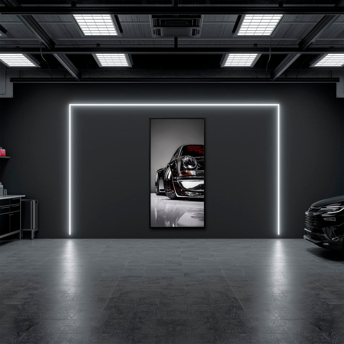Porsche 911 Wall Art | Sport Car Canvas Print | Bachelor Pad Decor Cars