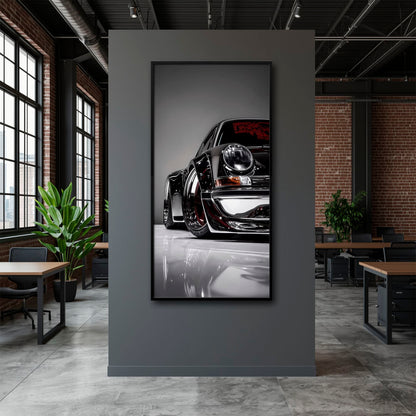Porsche 911 Wall Art | Sport Car Canvas Print | Bachelor Pad Decor Cars