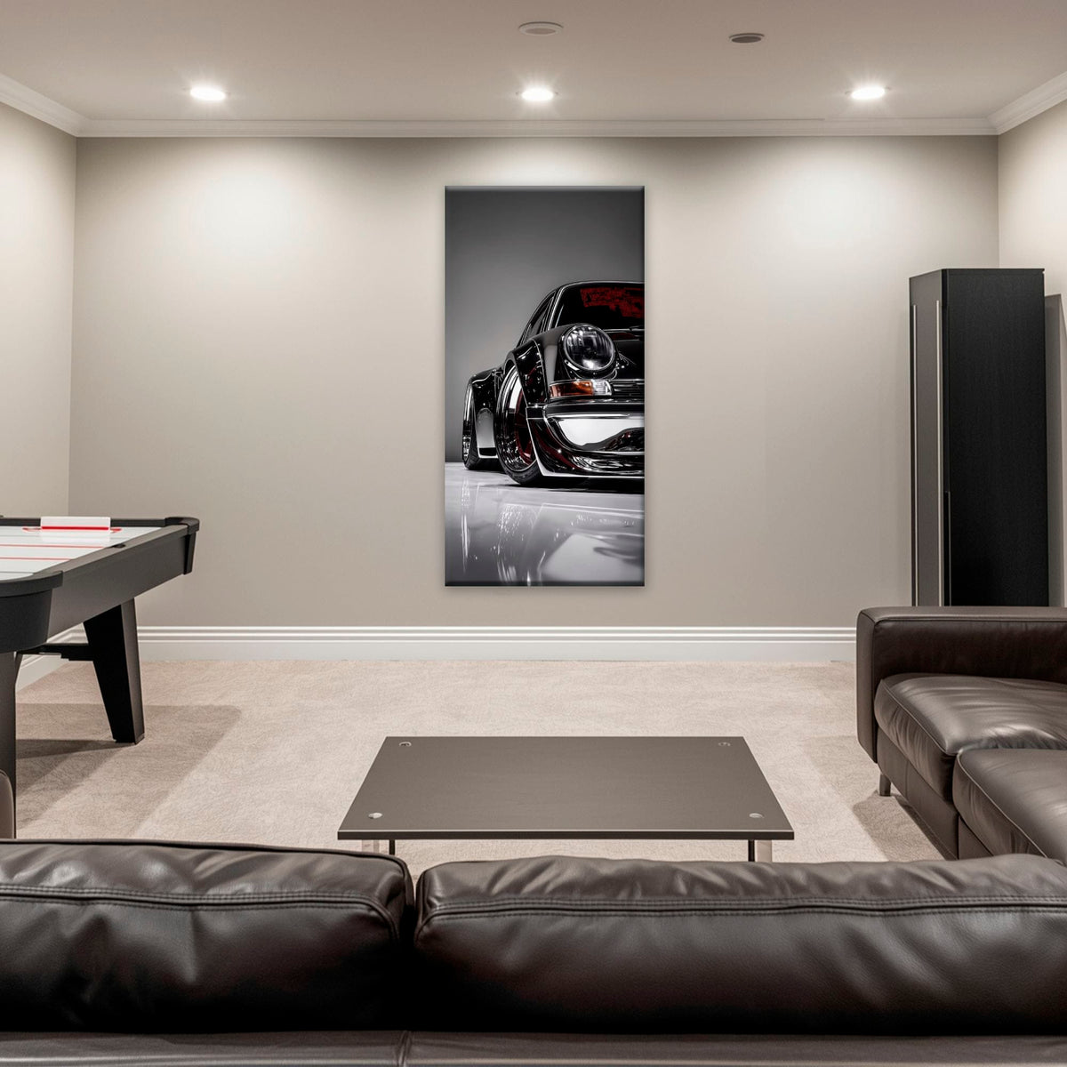 Porsche 911 Wall Art | Sport Car Canvas Print | Bachelor Pad Decor Cars