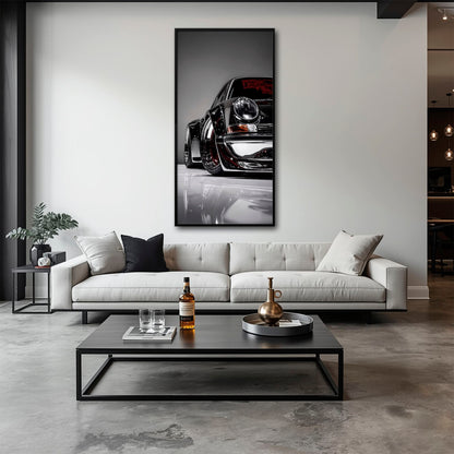 Porsche 911 Wall Art | Sport Car Canvas Print | Bachelor Pad Decor Cars
