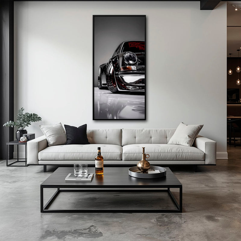 Porsche 911 Wall Art | Sport Car Canvas Print | Bachelor Pad Decor Cars