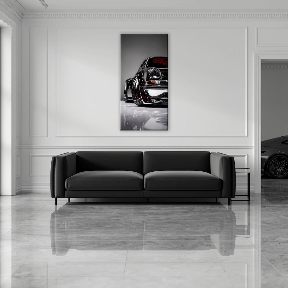 Porsche 911 Wall Art | Sport Car Canvas Print | Bachelor Pad Decor Cars