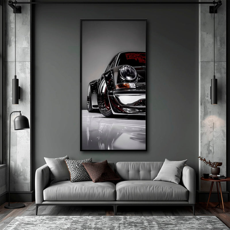 Porsche 911 Wall Art | Sport Car Canvas Print | Bachelor Pad Decor Cars