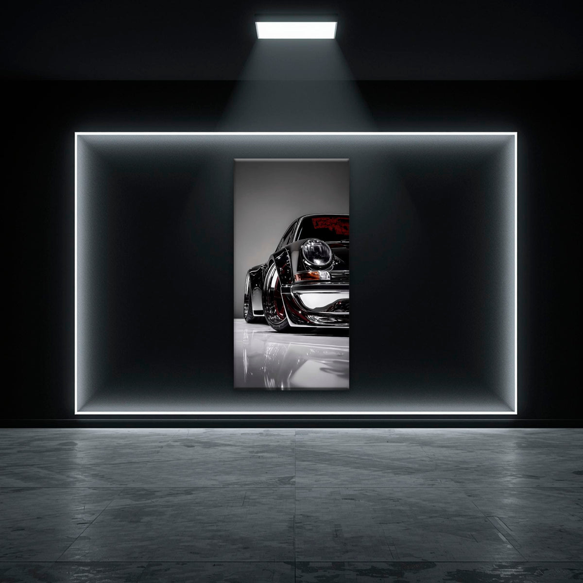 Porsche 911 Wall Art | Sport Car Canvas Print | Bachelor Pad Decor Cars