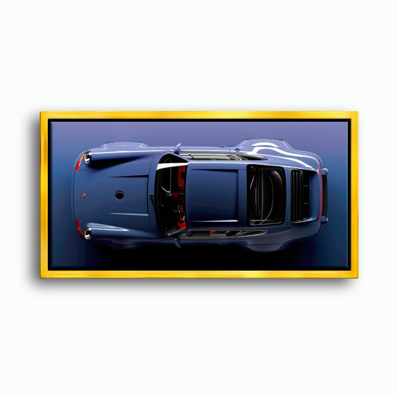 Dark Blue Porsche 911 Wall Art – Midnight Cobalt Canvas Print Cars